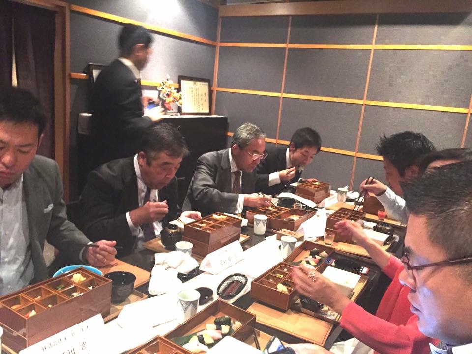 銀座でランチ会